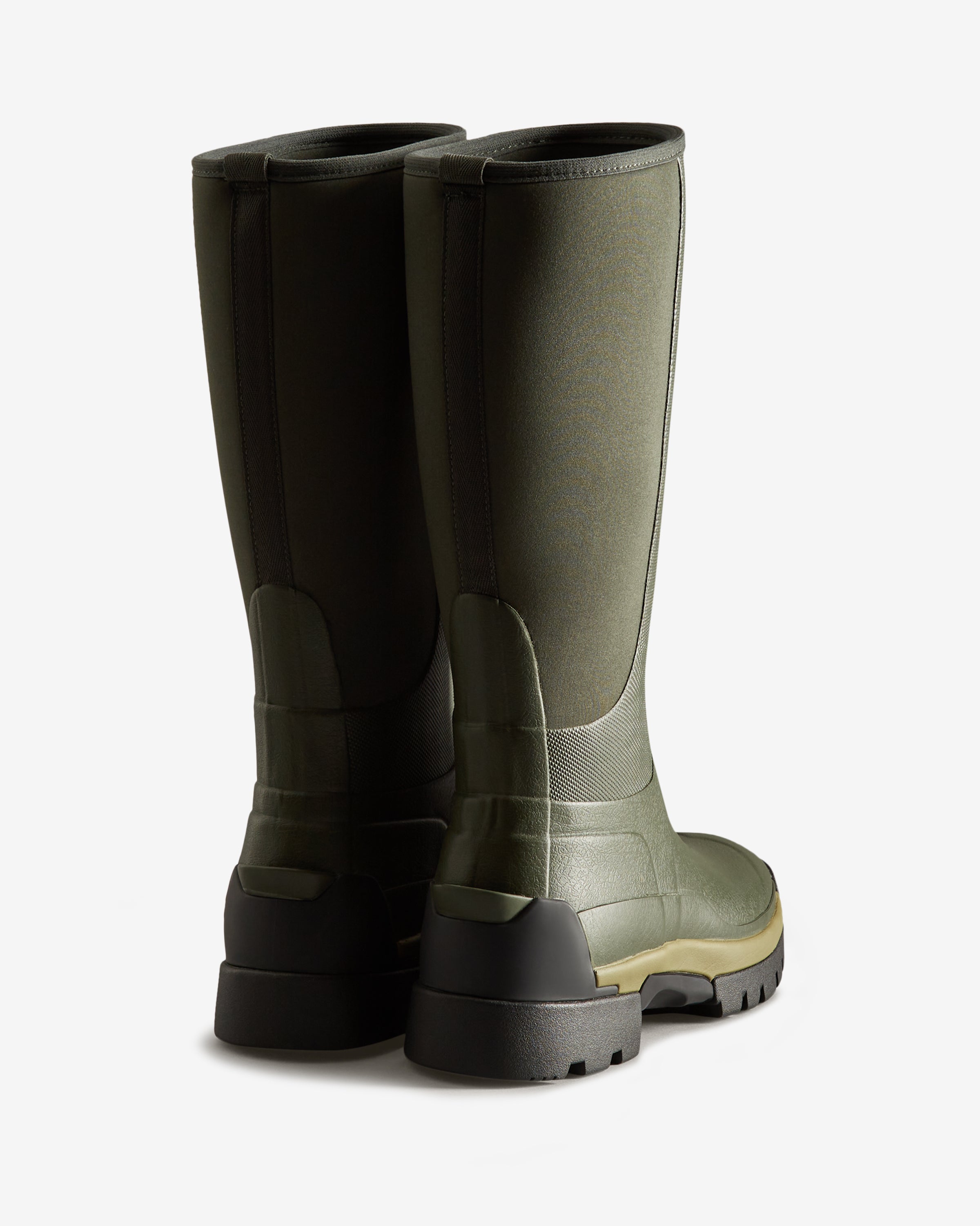 Hunter Boots Women's Balmoral Tall Neoprene Hybrid Boot Dark Olive