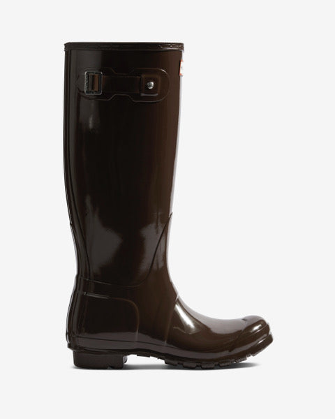 Women's Original Tall Gloss Boots Chocolate Brown