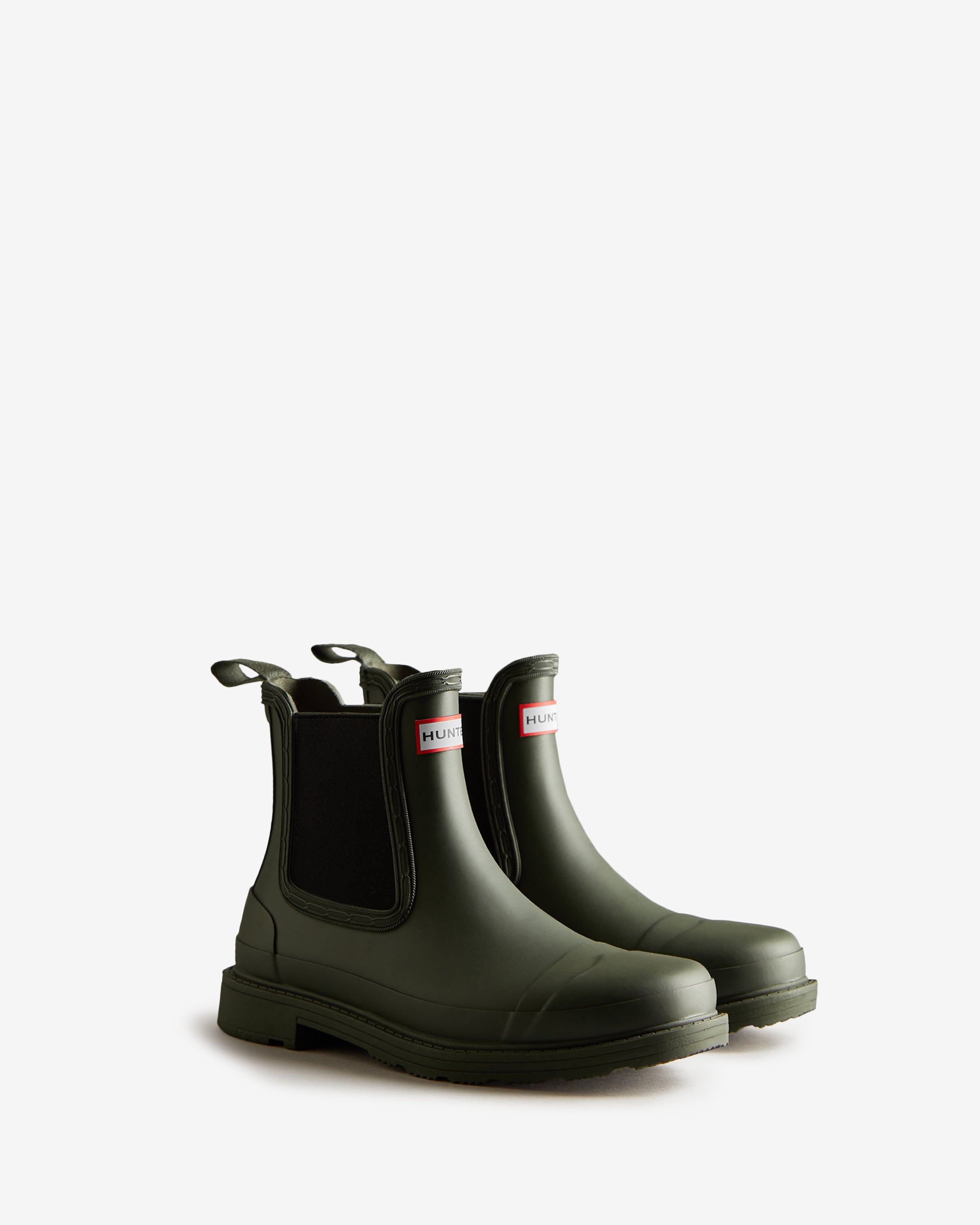 Women's Commando Chelsea Boots Dark Olive