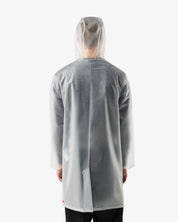Unisex PU Raincoat Clear Matte