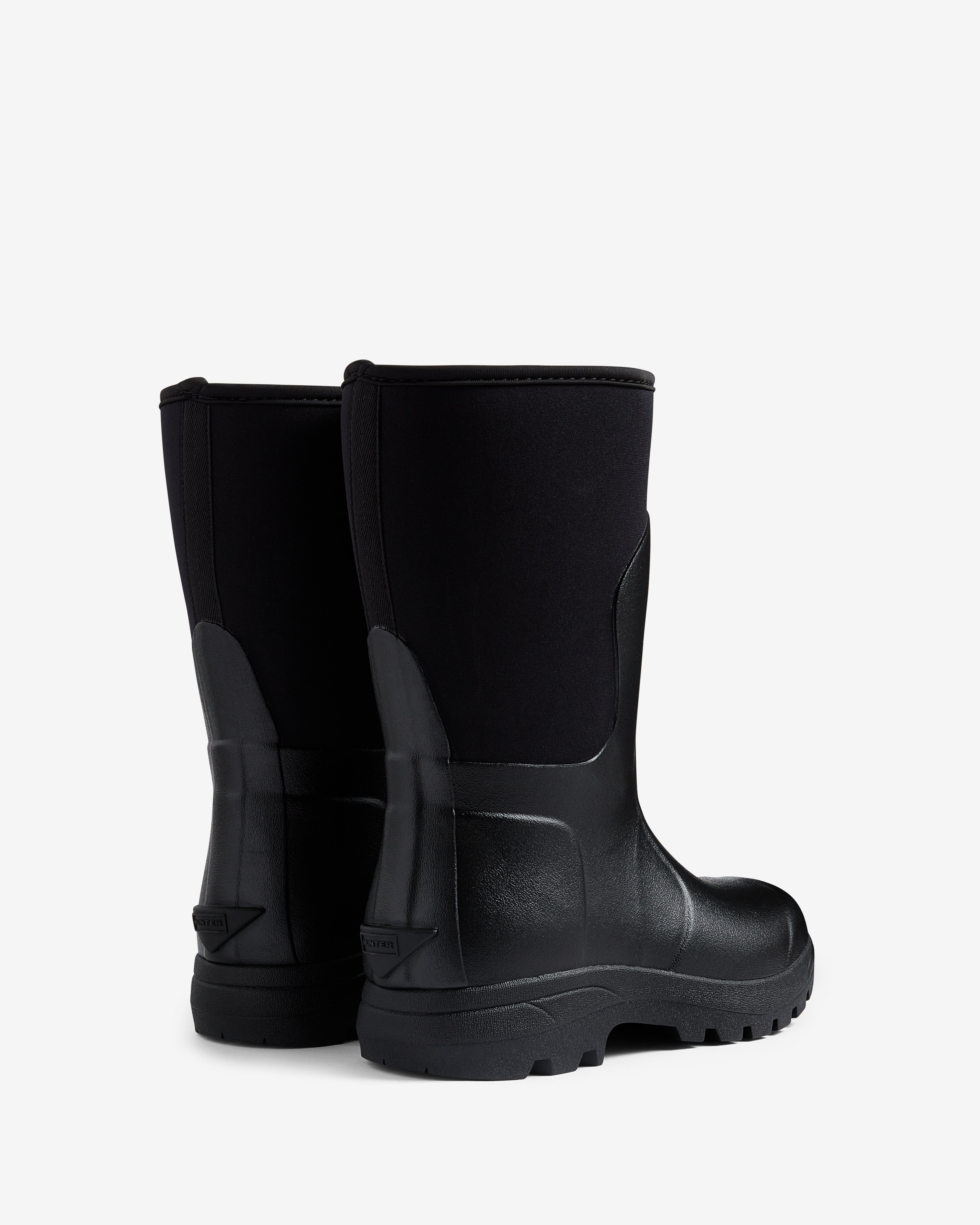 Unisex Balmoral Neoprene Short Boot Black