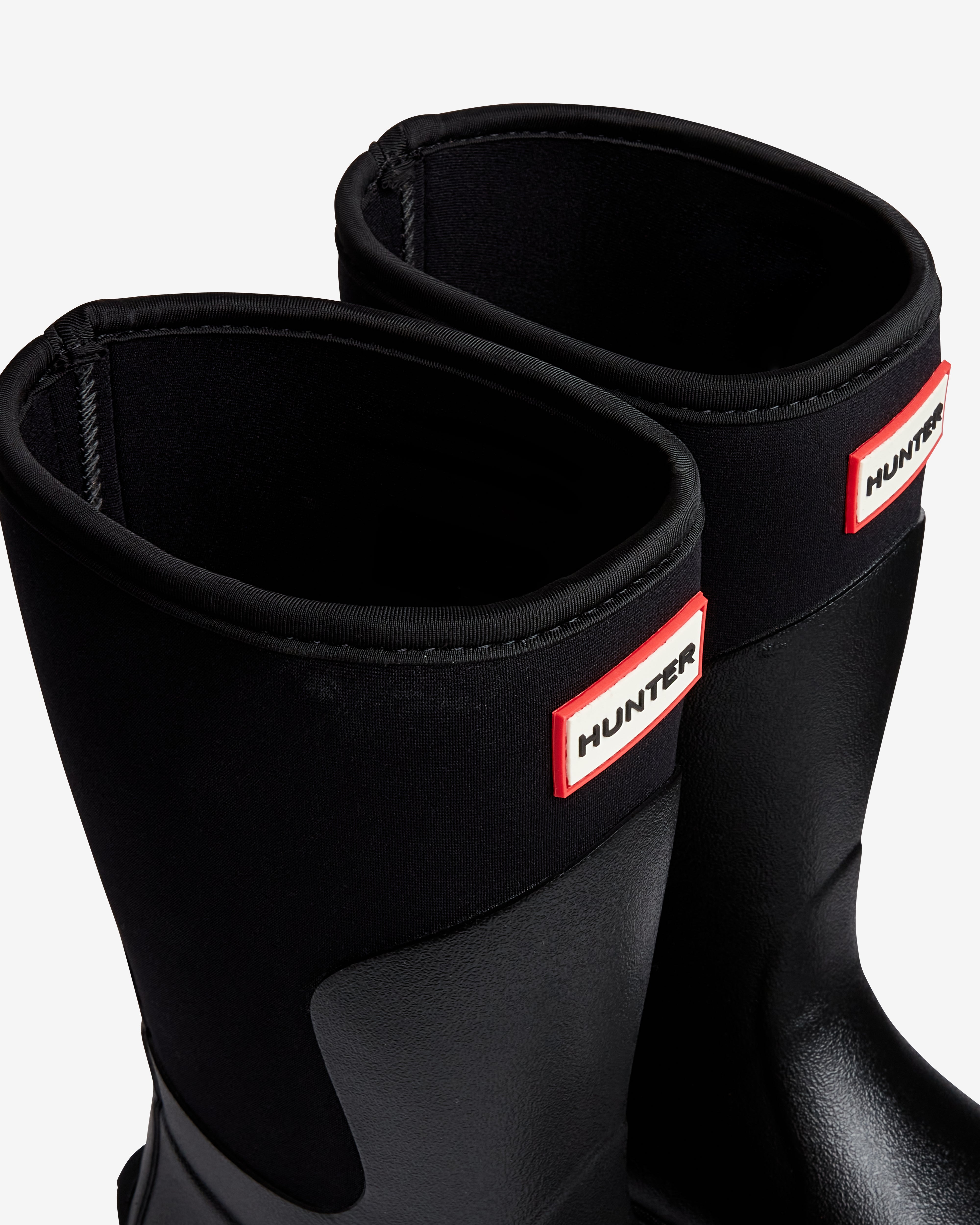 Hunter Boots Unisex Balmoral Neoprene Short Boot Black – Hunter