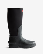 Unisex Balmoral Neoprene Tall Boot Black
