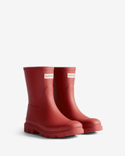 Unisex Downpour Short Boot Military Red