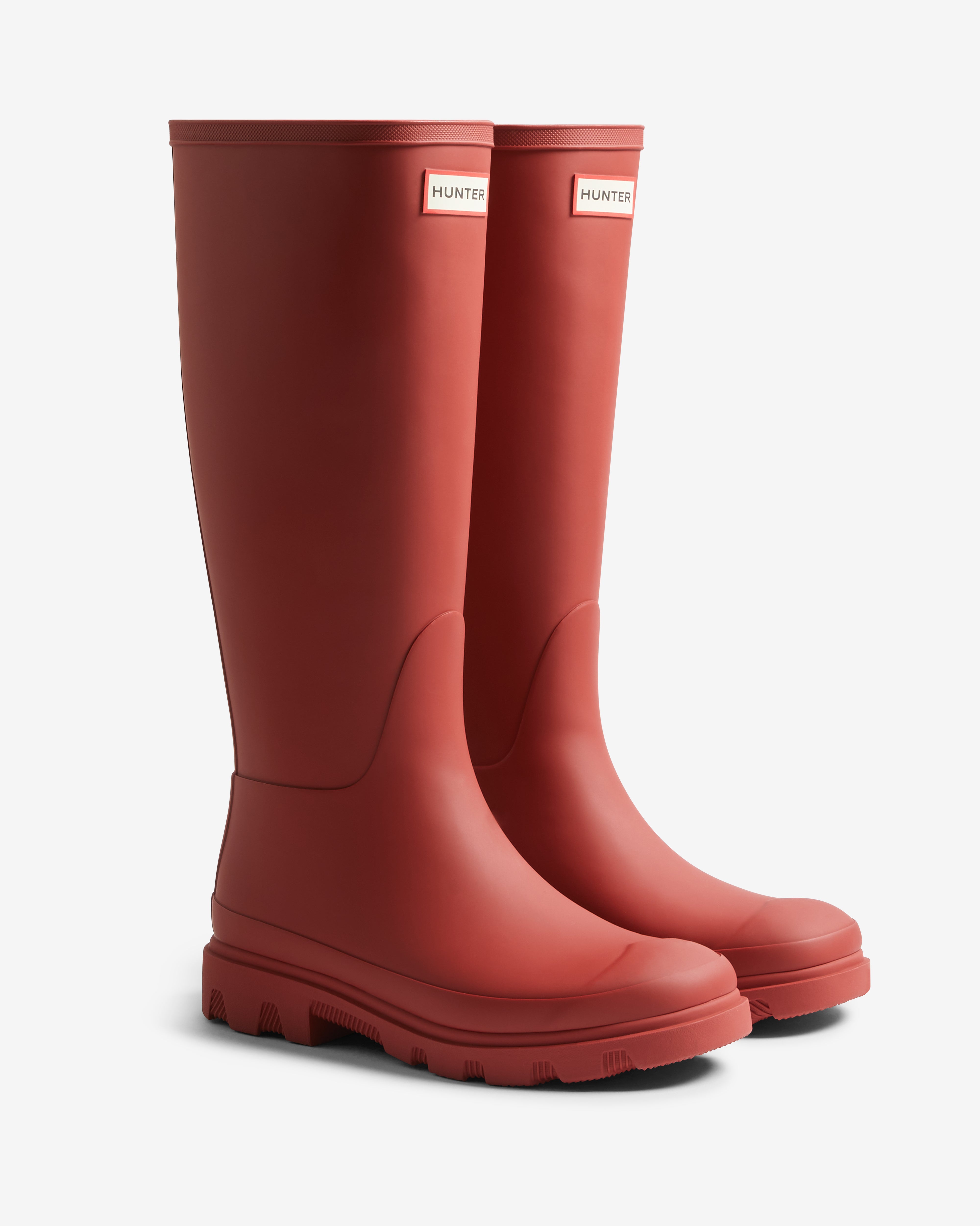 Unisex Downpour Tall Boot Military Red