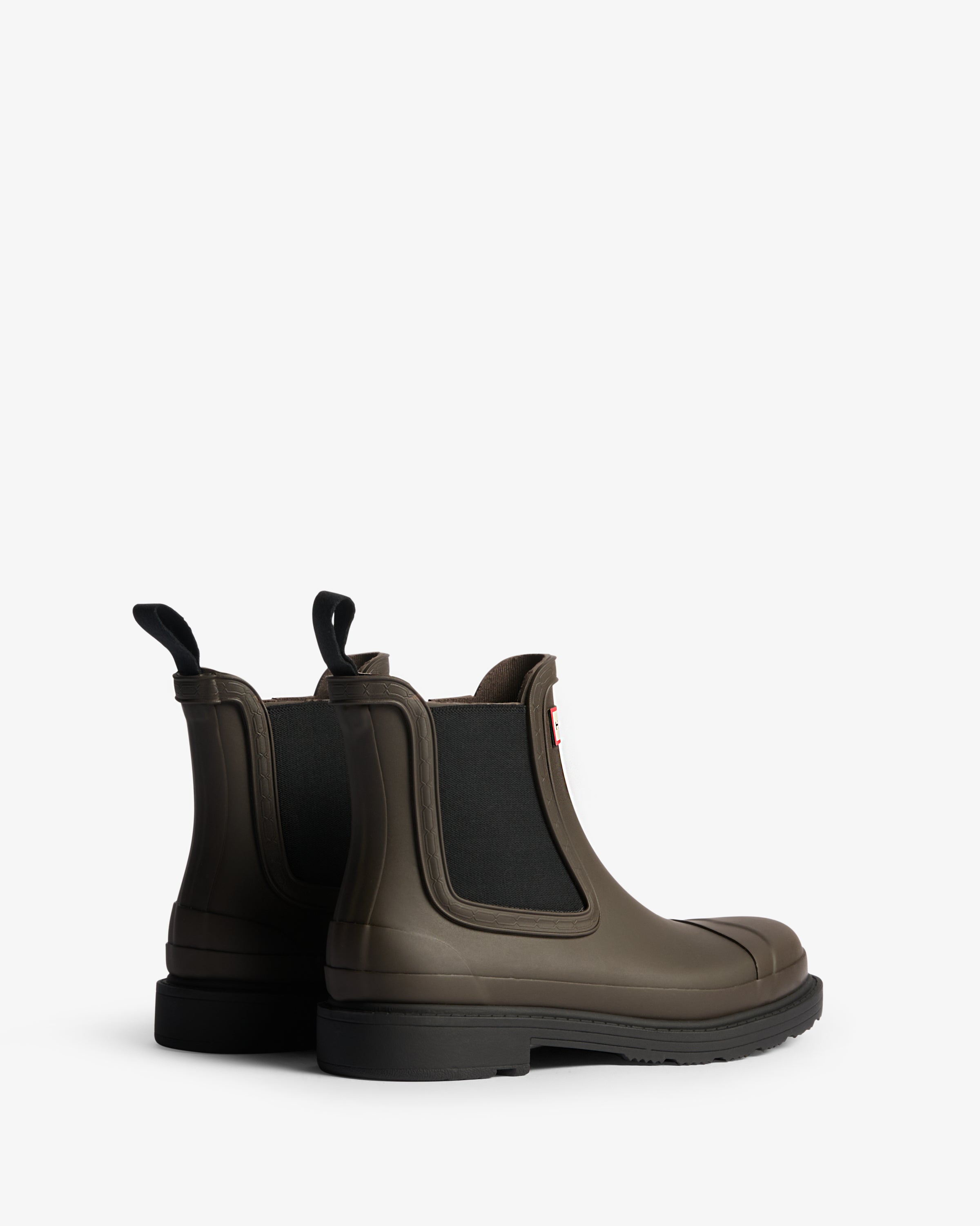 Women's Commando Chelsea Boots Black Brown