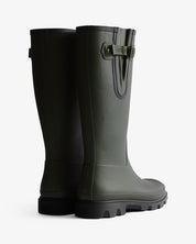 Downpour Tall Adjustable Boot Dark Olive Black